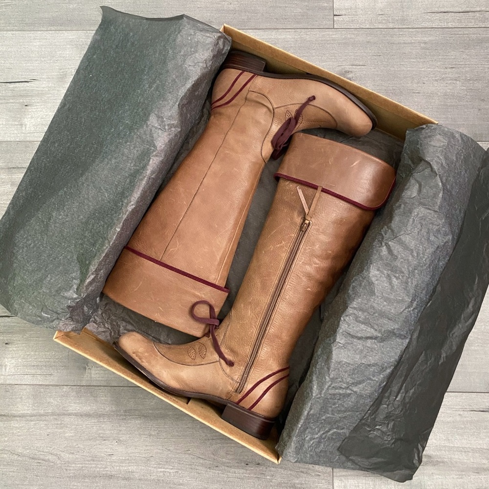 Anthropologie Schuler Dolmen Ribbon Boots